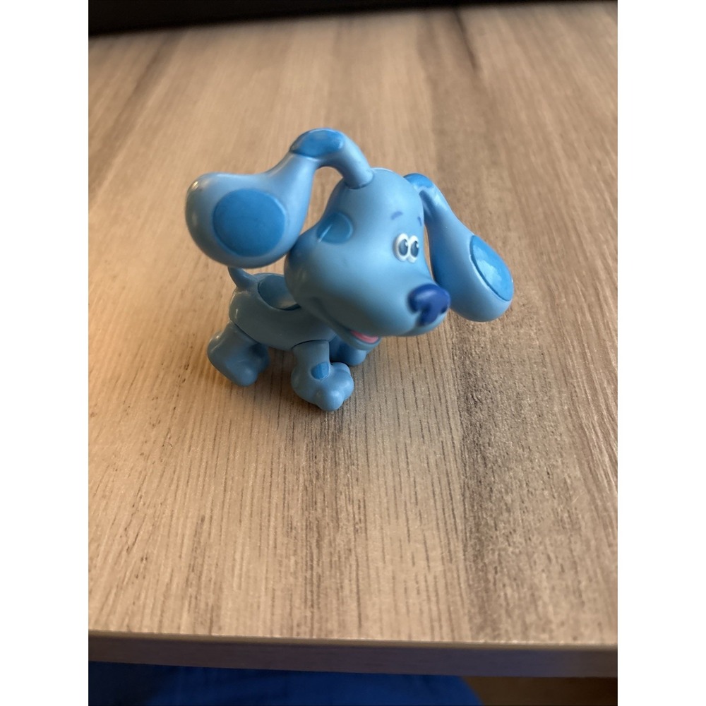 2019 MINIATURE BLUES CLUES 2.25" PUPPY DOG FIGURE CAKE TOPPER VIACOM
